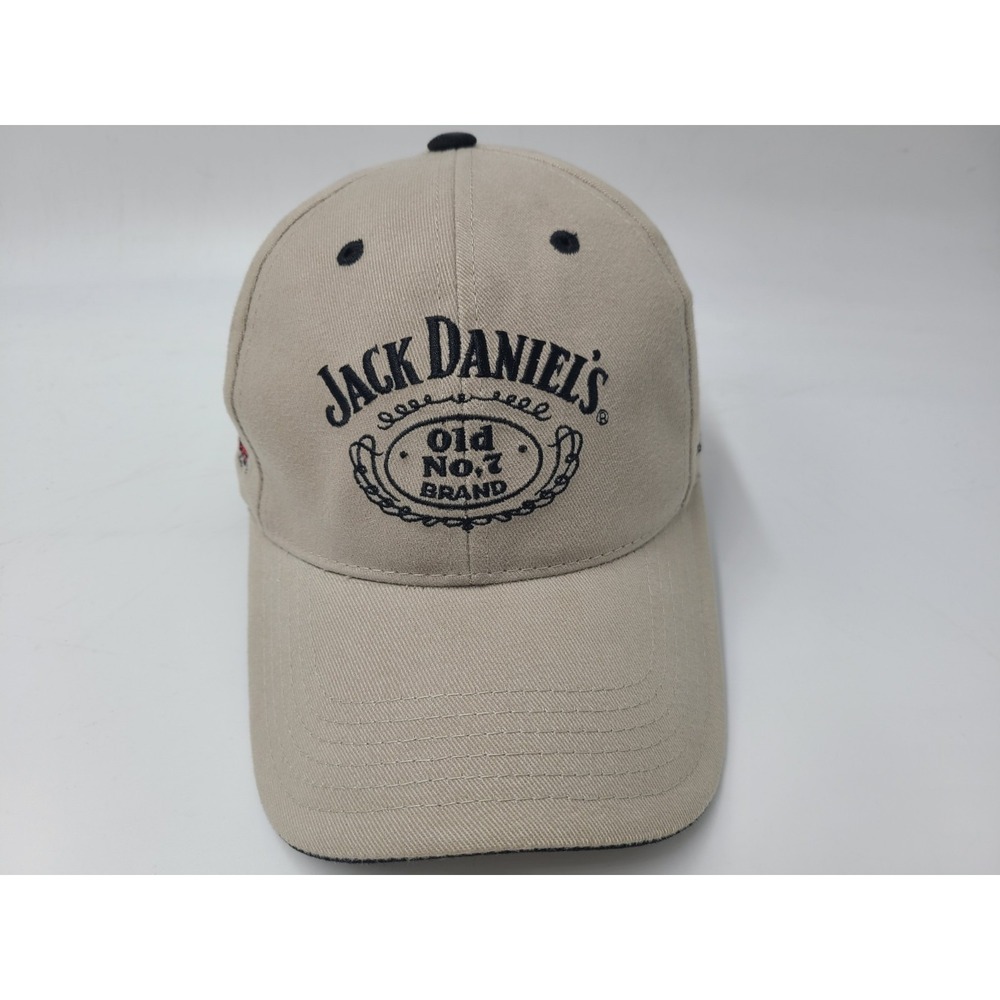 Dave Blaney #07 Jack Daniels Chase Strapback Adjustable Hat Cap Men NASCAR Beige